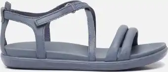 Bol.com Ecco simpil leren dames sandalen - blauw - maat 39 aanbieding