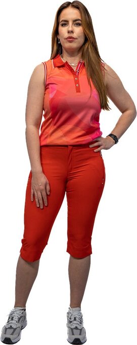 Luhta eiskola capri broek coral red