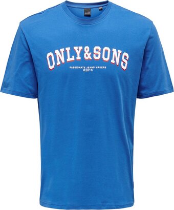 Only & sons onscruyff reg ss logo tee cs heren t-shirt - maat s