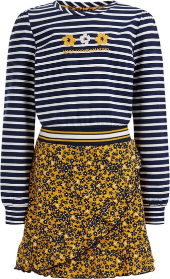 Bol.com We fashion meisjes jurk met dessin aanbieding