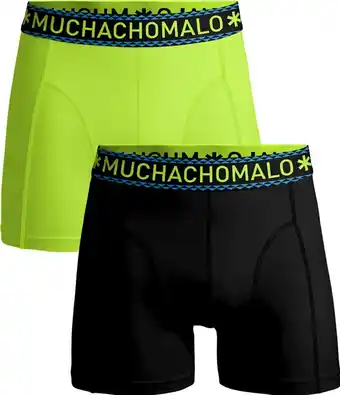 Muchachomalo-boys 2-pack boxershorts-zachte waistband-elastisch katoen - maat 158/164