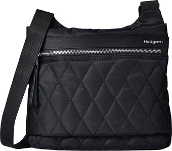 Hedgren dames crossbody tas / schoudertas - inner city - zwart