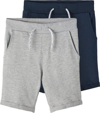 Bol.com Name it nkmvermo 2p long swe shorts unb f noos jongens broek - maat 104 aanbieding