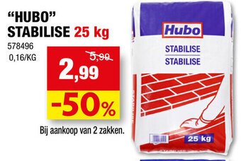 Hubo Stabilise 25kg aanbieding