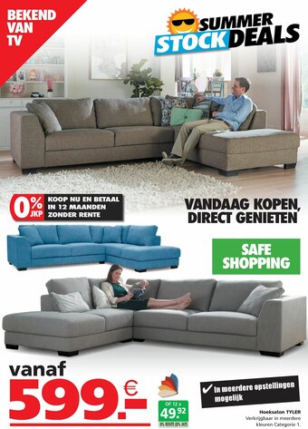 Seats and Sofas Hoeksalon Tyler aanbieding