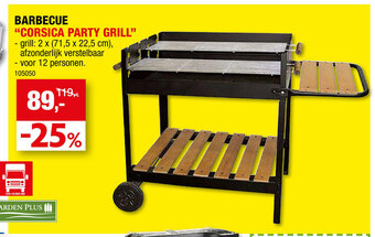 Hubo BARBECUE "CORSICA PARTY GRILL" aanbieding