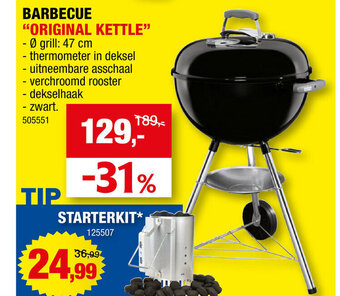 Hubo BARBECUE "ORIGINAL KETTLE" aanbieding