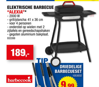 Hubo ELEKTRISCHE BARBECUE "ALEXIA"* aanbieding