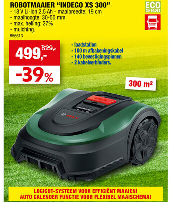 Hubo ROBOTMAAIER "INDEGO XS 300" aanbieding