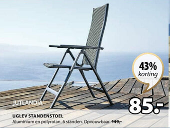 Jysk UGLEV STANDENSTOEL aanbieding