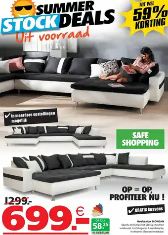 Seats and Sofas Hoeksalon Morgan aanbieding