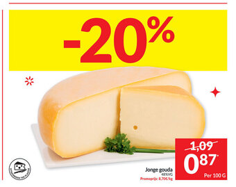 Intermarché Jonge gouda Per 100 G aanbieding