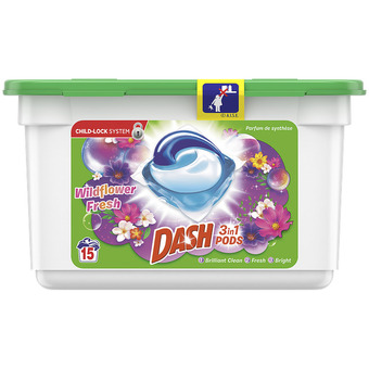 Action Dash 3-in-1 pods Wildflower Fresh aanbieding