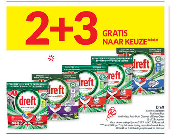 Intermarché Dreft Vaatwastabletten aanbieding