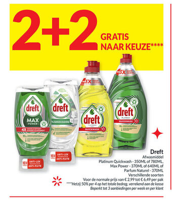 Intermarché Dreft Afwasmiddel aanbieding