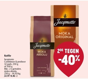 Delhaize Koffie jacqmotte aanbieding