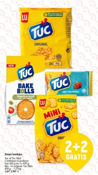 Delhaize Zoute koekjes aanbieding