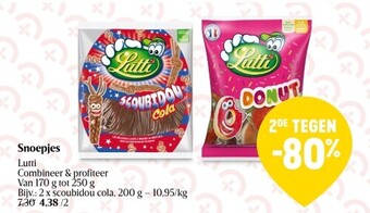 Delhaize Snoepjes lutti aanbieding