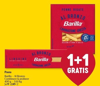 Delhaize Pasta aanbieding