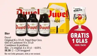 Delhaize Bier duvel aanbieding
