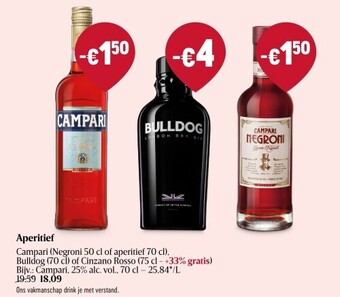 Delhaize Aperitief aanbieding