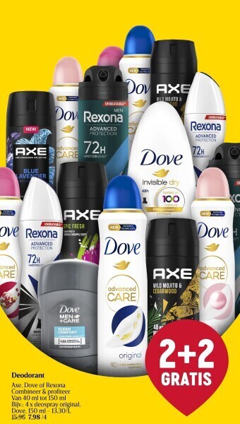 Delhaize Deodorant aanbieding