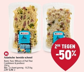 Delhaize Aziatische bereide schotel aanbieding