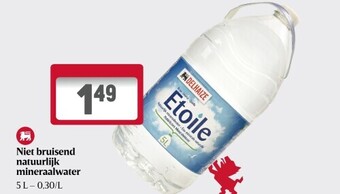 Delhaize Niet bruisend natuurlijk mineraalwater aanbieding
