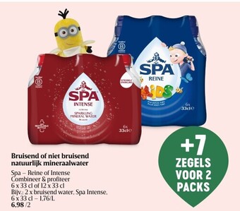 Delhaize Bruisend of niet bruisend natuurlijk mineraalwater aanbieding