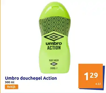 Action Umbro douchegel Action 300ml aanbieding