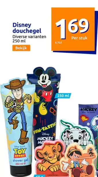 Action Disney douchegel 250mL aanbieding