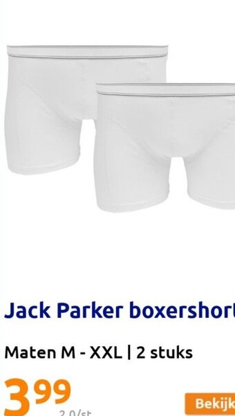 Action Jack Parker boxershorts aanbieding