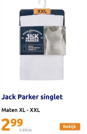 Action Jack Parker singlet aanbieding