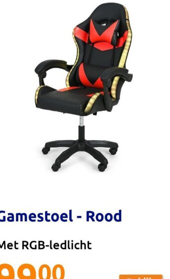 Gamestoel - Rood