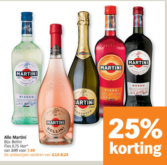 Albert Heijn Alle Martini aanbieding