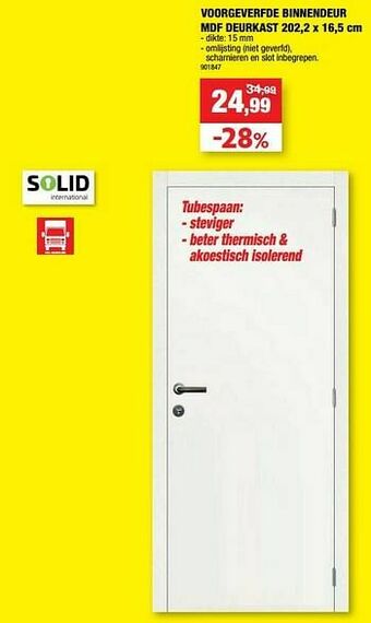 Hubo Mdf deurkast aanbieding