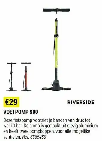 Decathlon Voetpomp 900 aanbieding