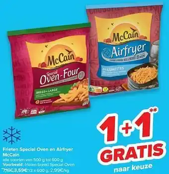 Carrefour Mccain frieten breed special oven aanbieding