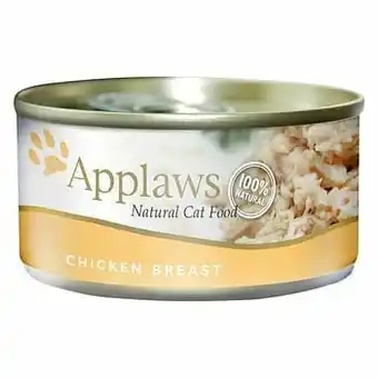 Zooplus 6x70g in Bouillon Kippenborst Applaws Kattenvoer aanbieding