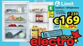 Limit koelkast - réfrigérateur liko133