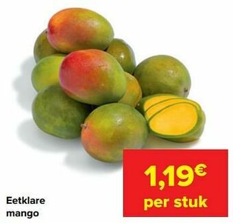 Carrefour Eetklare mango aanbieding