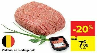 Varkens- en rundergehakt