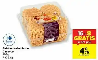 Galetten zuiver boter carrefour