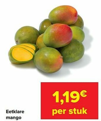 Carrefour Market Eetklare mango aanbieding
