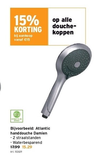GAMMA Atlantic handdouche damien aanbieding