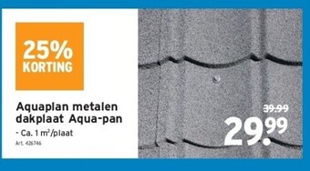 GAMMA Aquaplan metalen dakplaat aqua-pan aanbieding