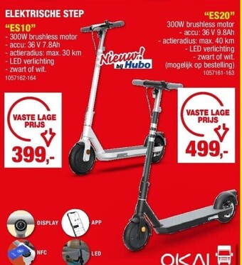 Hubo Elektrische step “es20” aanbieding