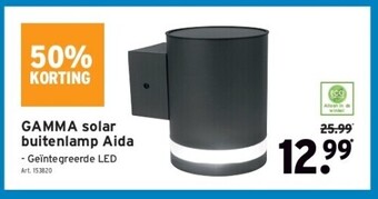 GAMMA Gamma solar buitenlamp aida aanbieding
