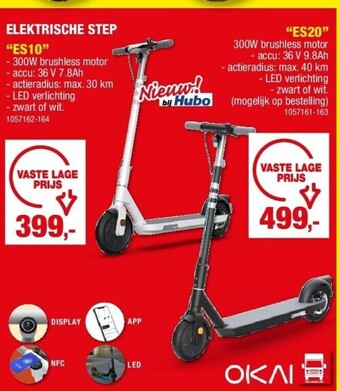 Hubo Elektrische step “es10” aanbieding