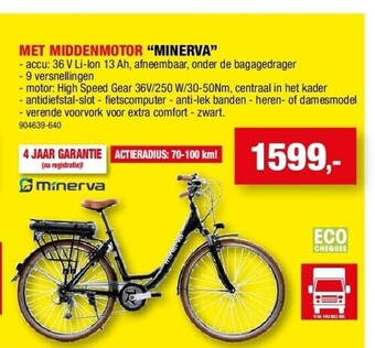 Hubo Met middenmotor “minerva” aanbieding